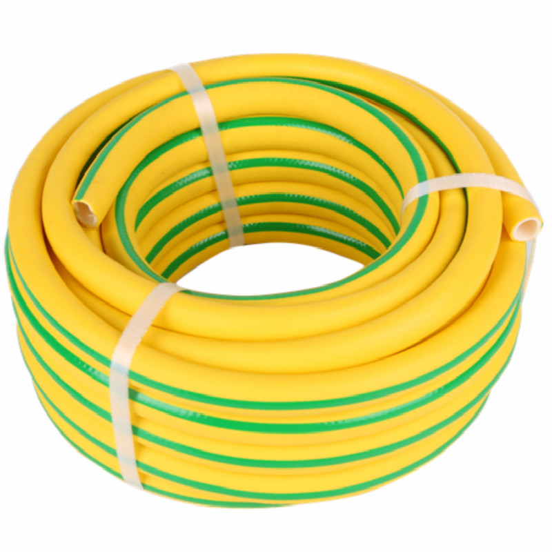 3-слойный желтый цвет с зеленым лучом Superflex ПВХ шланг для воды